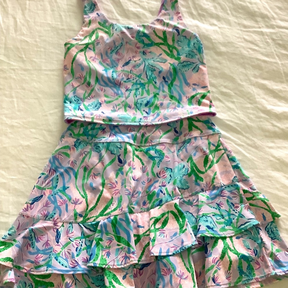 Lily Pulitzer Luxletic top and skort
